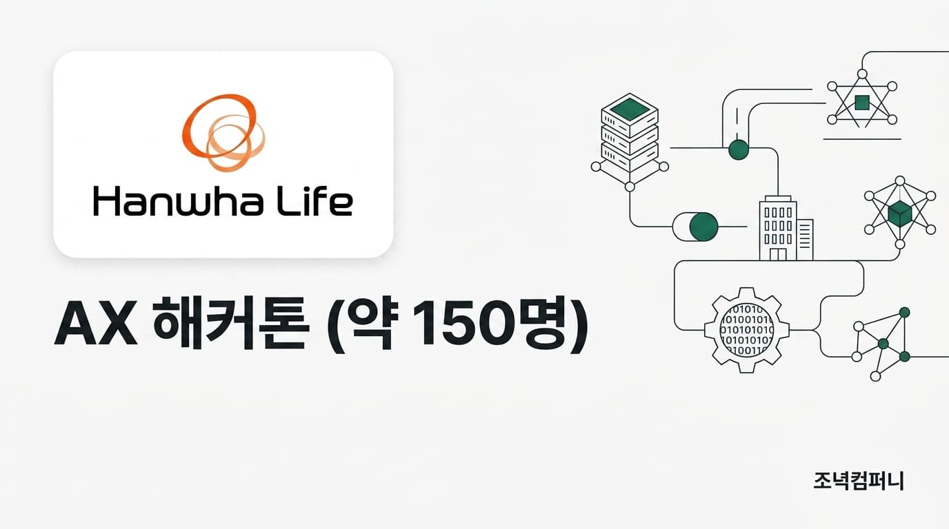 한화생명 AX 해커톤 (약 150명)