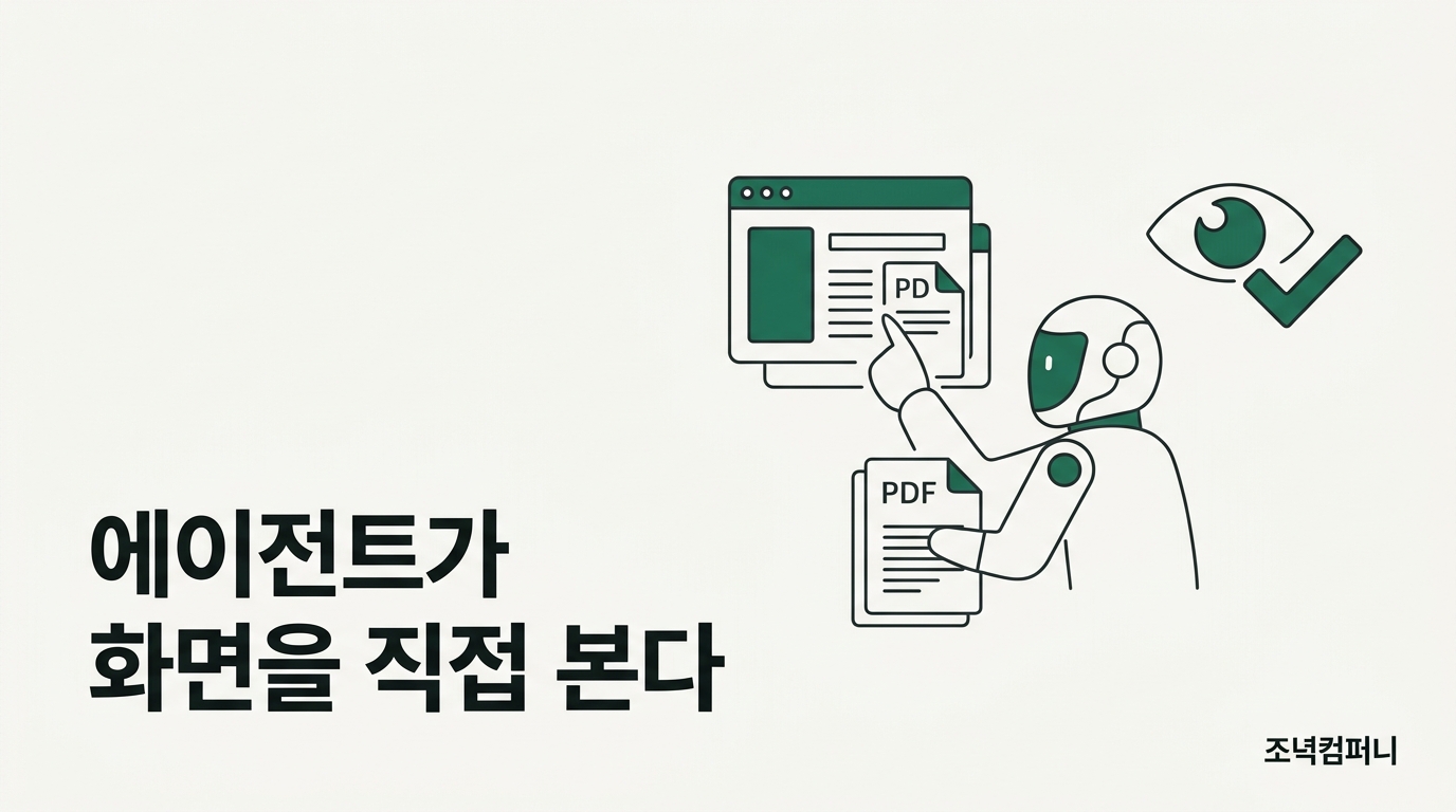 에이전트가 코드 밖의 화면과 문서를 직접 읽기 시작했다