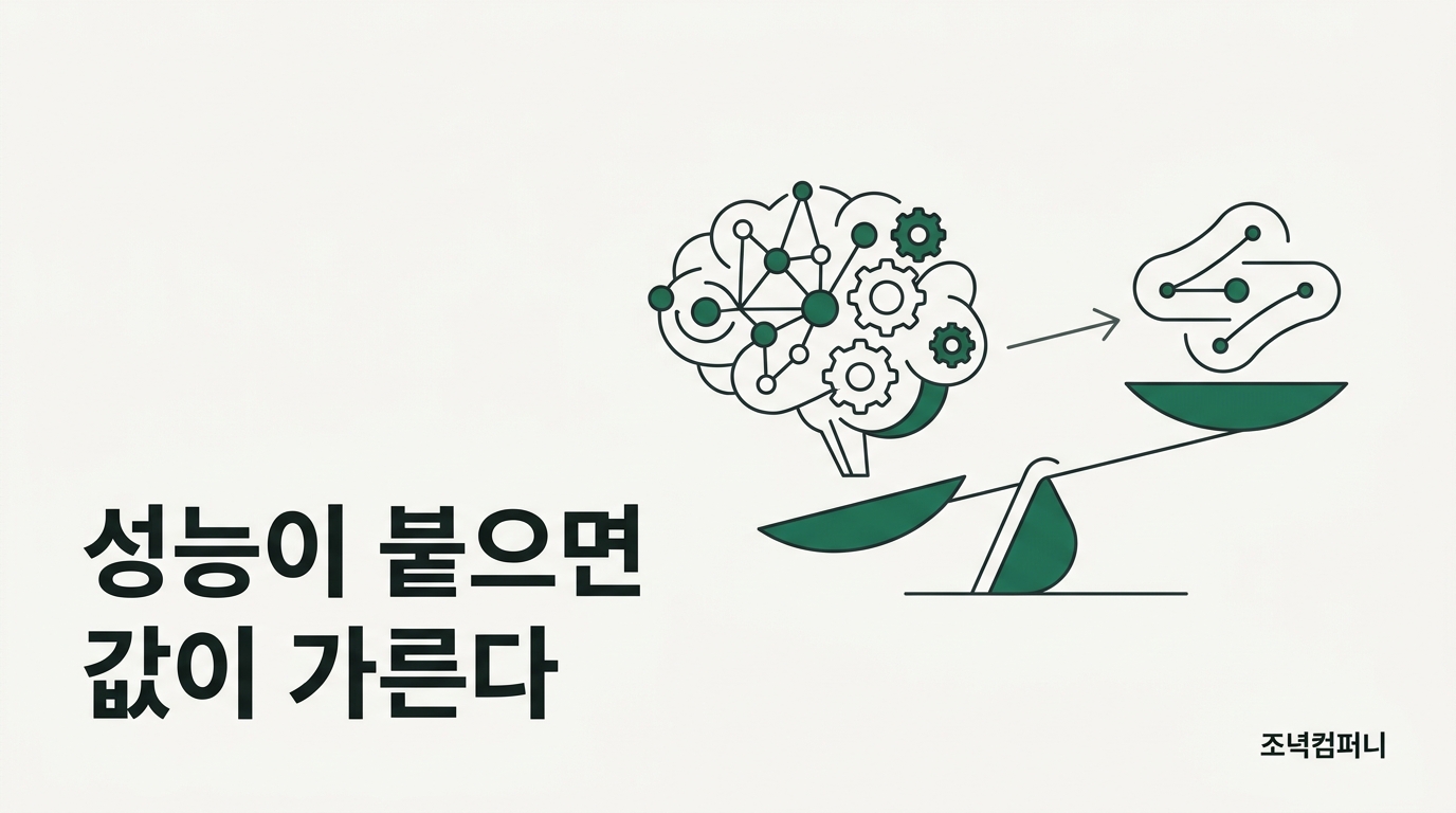 1퍼센트 차이에 다섯 배를 낼 이유가 사라졌다
