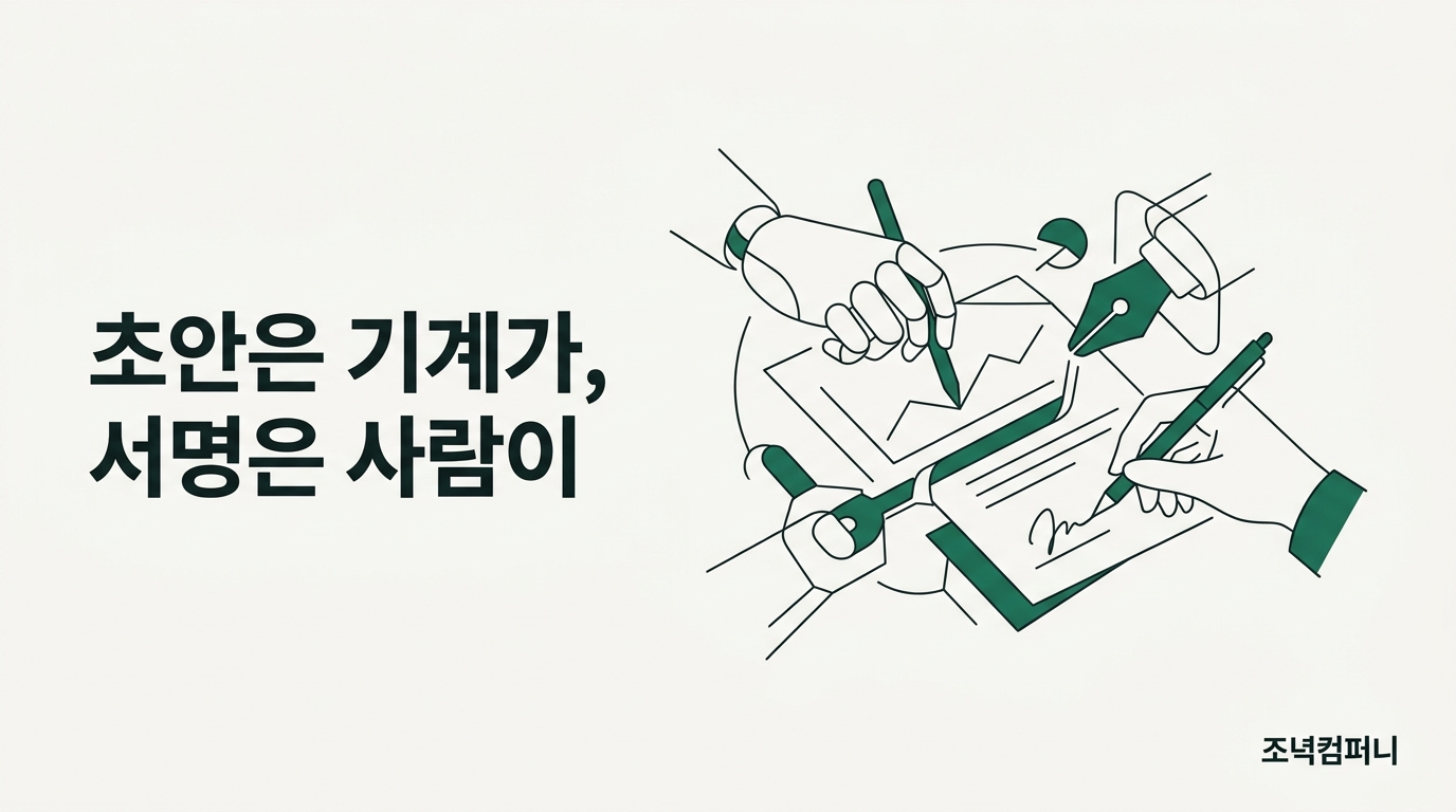 AI가 공시 문서의 초안을 쓰는 자리까지 올라왔다