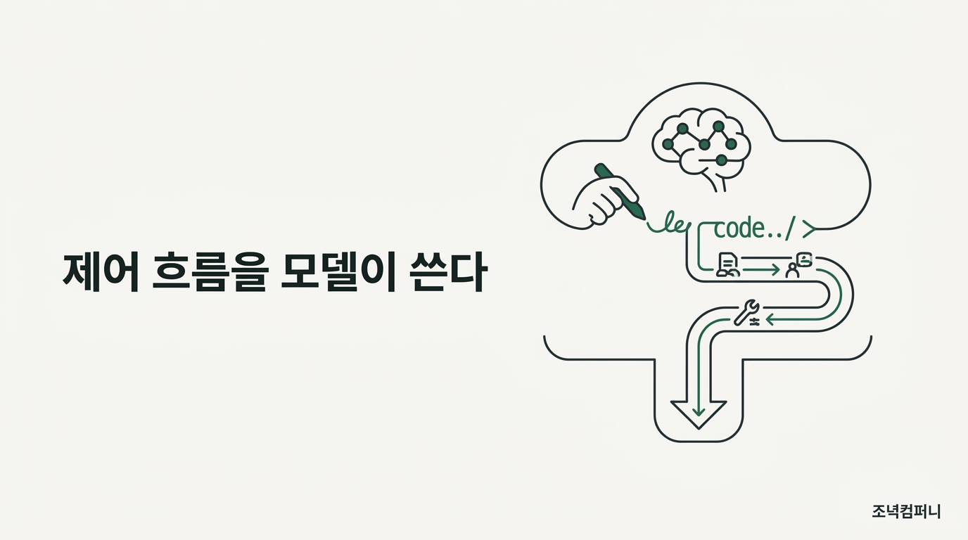 모델이 도구를 부르지 않고 도구를 부르는 코드를 쓴다