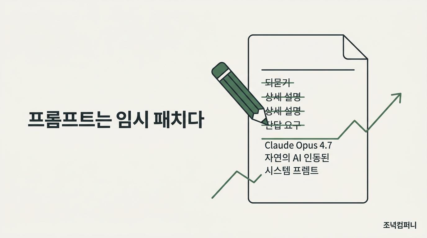 Claude Opus 4.7 시스템 프롬프트 diff는 우리 프롬프트에서 먼저 지울 문장을 알려준다